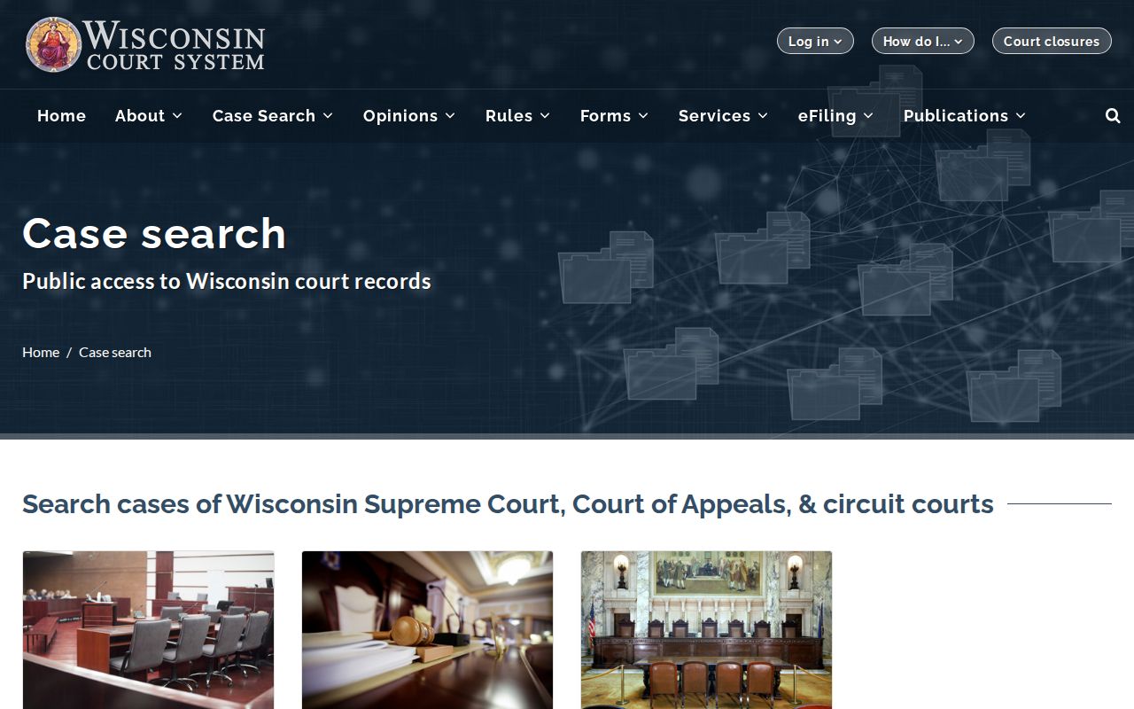 Wisconsin court search for Sawyer County booking disposition